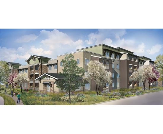 Rendering of Mountain View Apartments